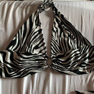 SHEIN womens tie crop top